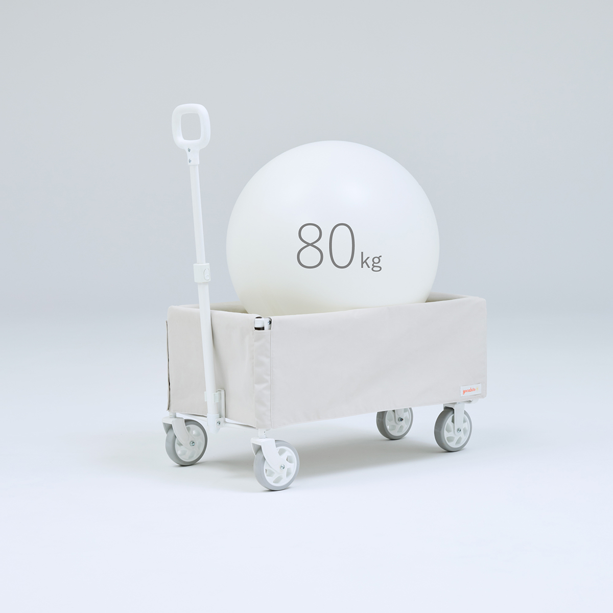 おしゃれな見た目でタフな設計。耐荷重80kgを誇り、たくさんの荷物をしっかり運べる頼れるアウトドアキャリーワゴン。