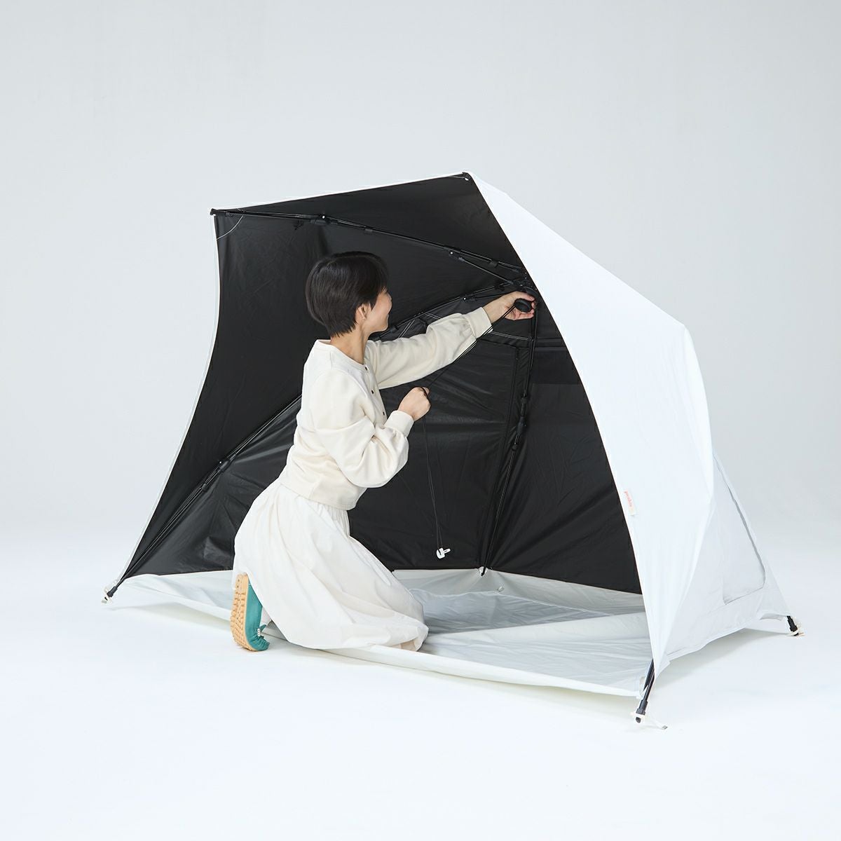 yocabito サンシェード　COCOON テント yocabito ワンタッチテント COCOON 白 遮熱 UVカット