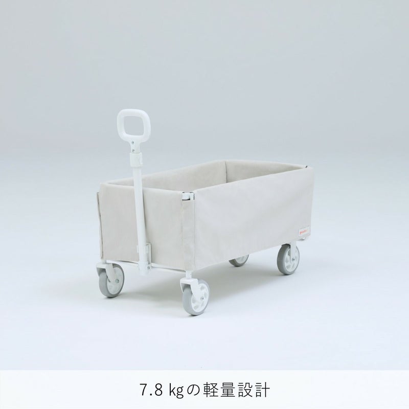 yocabito ヨカビト CANVAS 真っ白、シンプル、おしゃれなアウトドアキャリーワゴン